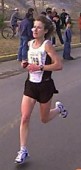 Cindy Rhodes of Kelowna wins the women's race