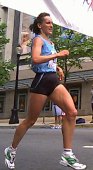 Women's winner Lisa Harvey of Calgary