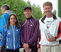 Top 3 age-graded performers: Nancy Tinari, Leah Pells, Dave Reed