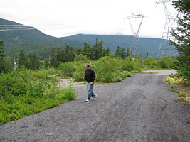 view of course: packed gravel path